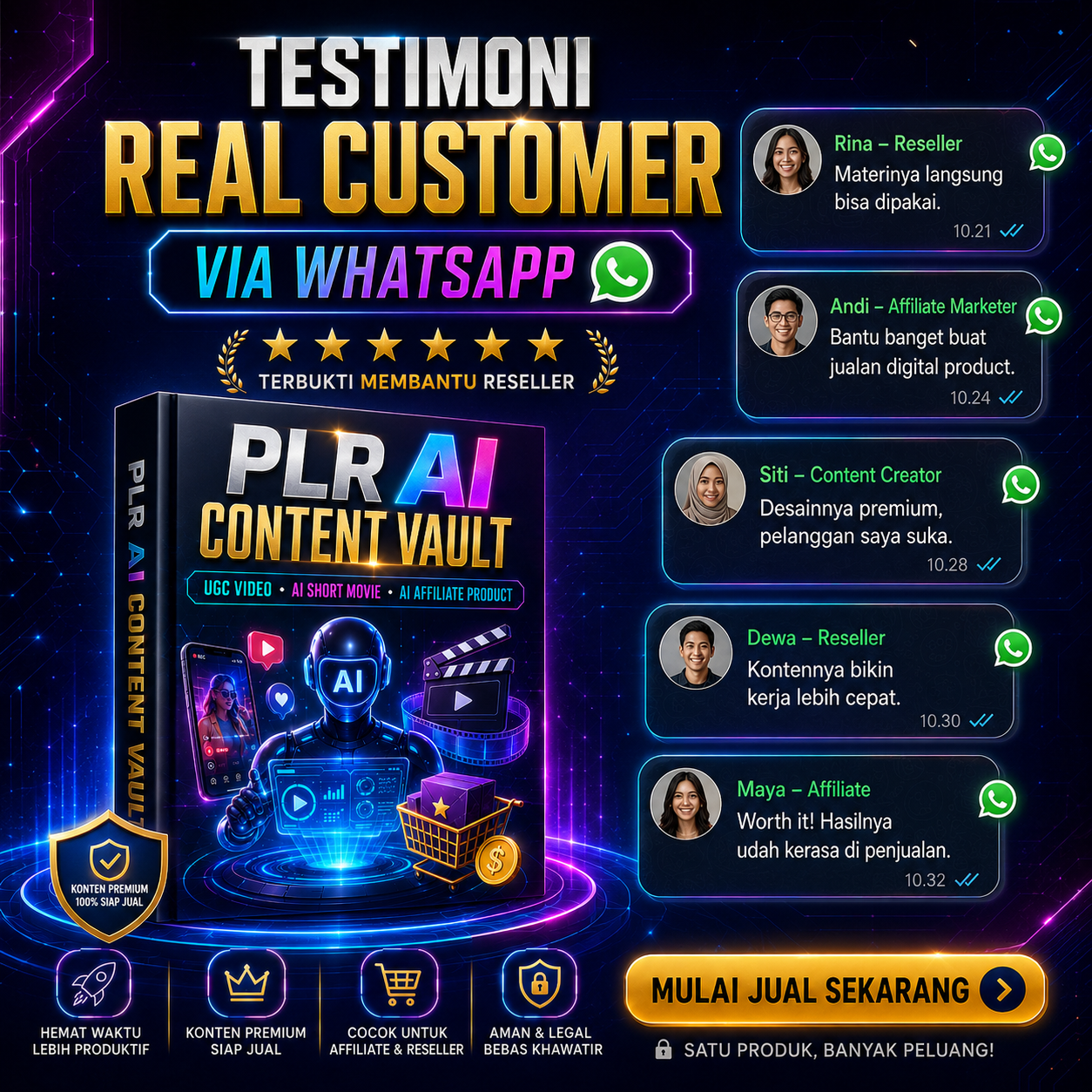 Testimonial Pelanggan